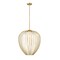 Z-Lite Savanti Pendant, 1-Light, 22 In.W x 25.5 In.H, Modern Gold/White Opal 7507-22MGLD - alternate 1
